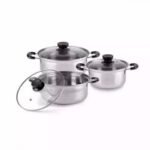 Manna Aluminium Pot Dish - Set of 3