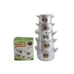 Tower Gold Cooking Pots - 5pieces set