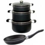 Master Chef Non-stick Pots with Pan - 20,22,24