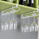 Stainless Cabinet Wine cup Rack - Single