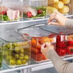 4 Set Fridge Storage Containers With Lid