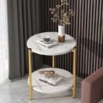 Round Marble Design Bedside stool