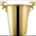 Gold Wine And Ice Bucket