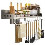 Wall Mounted Kitchen Organizer Shelf Rack