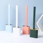 Silicone Toilet Brush with Sticker