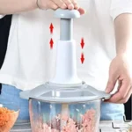 Manual Hand Pat chopper with accessories -2L