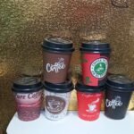 8oz Coffee Cups - 50 pieces