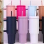 Flat Head Stanley Cup Tumbler