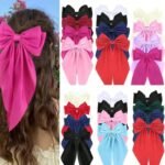 Silk Hair Bow Clip