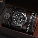 Tise 5 Pieces Men Watch Set