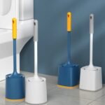 White Toilet Brush