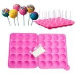 Lollipop Silicone Mold with sticks