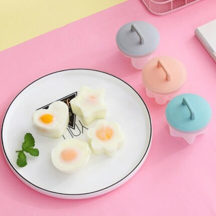 Plastic Egg  Steamer Mold Set - 4 pieces