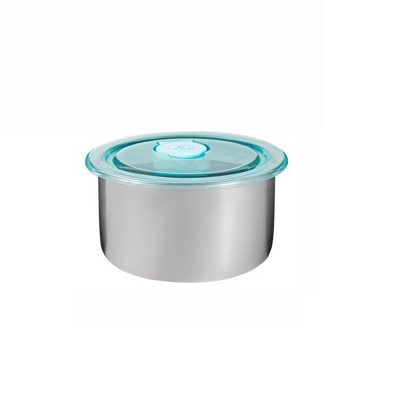 2026/04/1003304247.jpg Round Stainless Bowl with Lid - 3 pieces - Image 1