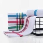 White and stripe Kitchen Napkin - 1 dozen